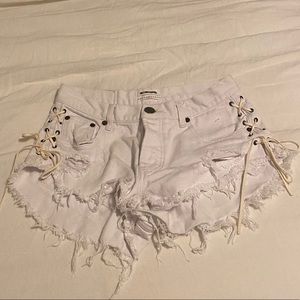 One teaspoon white shorts